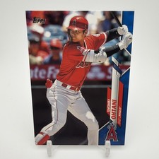 2020 TOPPS COMPLETE SET BLUE #125 SHOHEI OHTANI picture