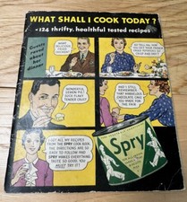 1940s Woman’s Cooking Guide WHAT SHALL I COOK TODAY 124 Thrifty Recipes Booklet picture