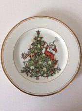 ST. NICHOLAS Fitz And Floyd, Inc Salad/Dessert Plate Made In Japan picture