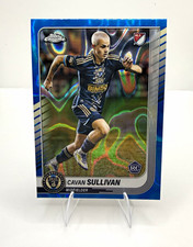 Topps Chrome MLS 2025 Cavan Sullivan Rookie Blue Lava Refractor SP #6 Union picture
