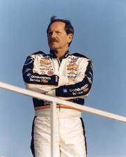 Dale Earnhardt Sr driver of GM Goodwrench Cheverolet looks before - Old Photo picture