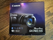 NEW Canon PowerShot SX740 HS 20.3MP Compact Digital Camera - Black picture