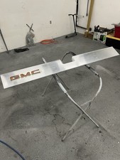 1973 - 1979 GMC Truck Rear Tailgate Trim Panel with OEM GMC emblem  picture