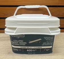 Veranda Collated Cortex Hidden Fastening System 375 Screw 400 White Plugs picture