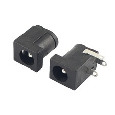 5pcs DC female DIP 3pin socket connector DC005 5.5x2.1mm for #fb picture