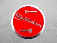 Vintage Studebaker Brass Chrome Badge Emblem picture