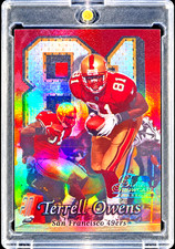 TERREL OWENS SAN FRANCISCO 49ERS RAINBOW REFRACTOR NEAR MINT picture