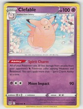 Clefable 063/196 Rare Lost Origin Near Mint picture