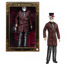 Barbie 2026 Día De Muertos Ken Doll in Knee Length Jacket and Removable Mask picture