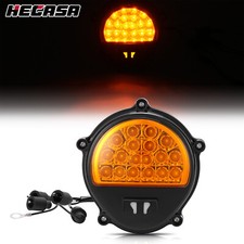 HECASA LED Front Turn Signal Light Parking Light Yellow Lens For Humvee M35 M998 picture