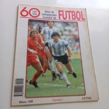 SOCCER WORLD CUP MEXICO 1986 Special Magazine MARADONA - Argentina 1990 picture