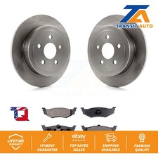 Rear Brake Rotors & Ceramic Pad Kit For Chrysler Sebring PT Cruiser Cirrus Dodge picture
