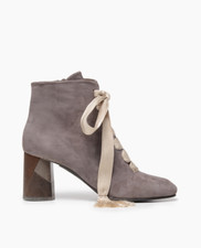 Leather shoes by Colico, Italian suede with solid wood heel and leather sole picture