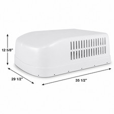 Icon 01545 Polar White Dometic Brisk Air Duo Therm RV Air Conditioner Shroud picture