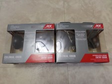 Ace Hardware Colonial Entry Door Knob Oil Rubbed Bronze Keyed Lockset 1-3/4