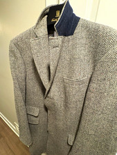 Brooks Brothers Wool Harris Tweed Herringbone 1818 Topcoat picture