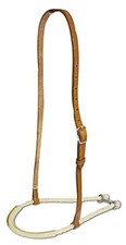 Showman Rubber Covered Rope Noseband Tie Down w/ Argentina Cow Leather picture