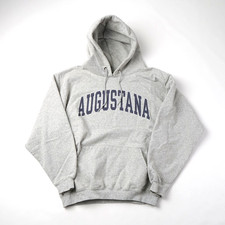Vintage Augustana College Vikings Sweatshirt Mens Medium Gray Hoodie Made in USA picture