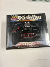 NEW Vintage Nishika N8000 35mm 3D Camera W/ Original Box, Never Used picture