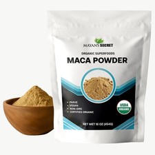 Mayan's Secret - Maca Root Powder Organic 1lb, Parve, Vegan, Non-GMO picture