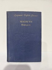 Vintage Macbeth William Shakspere Longmans English Classics Hardcover Manly 1935 picture