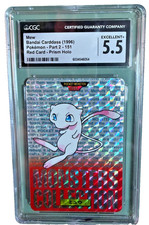 1996 Pokemon Bandai Carddass Pokemon Part 2 Mew 151 CGC 5.5 picture