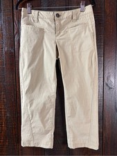Athleta Women's Beige Hiking Trail Capris 0 picture