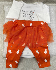 Carter's Halloween Happy Little Boo Outfit 2PC 3 Months Baby Girl New picture