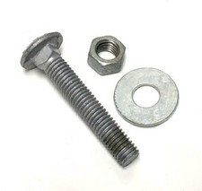 50 1/2-13 X 9 Carriage Bolts Hot Dipped Galvanized With Nuts & Washers picture