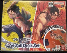 Bandai Namco One Piece Set Sail Deck Kit Learn to Play Factory Sealed picture