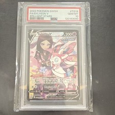2022 Pokemon Sylveon V TG14/TG30 PSA 10 Full Art Holo Ultra Rare English picture