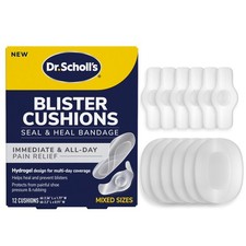 Dr. Scholl's Blister Cushions Seal & Heal, 12 Count (Assorted Sizes), Clear picture