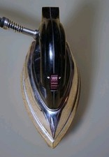 Vintage SUNBEAM Ironmaster - Model A-4 Electric Clothing Iron USA * Works GREAT picture
