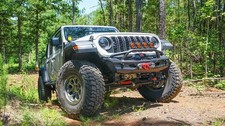 Fab Fours JL24-B5152-1 Ghost Stubby BUMPER JEEP FRONT picture
