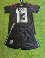 MEXICO Soccer Kids And adult Jersey and Shorts black MEMO OCHOA picture
