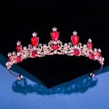 Elegant European Bridal Crown Headband Baroque Wedding Crown Crystal Accessories picture