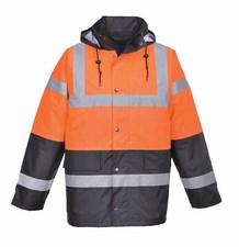 Portwest US467 Hi-Vis Two Tone Reflective Waterproof Traffic Safety Jacket ANSI picture