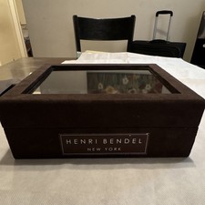 RARE HENRI BENDEL NEW YORK 6-SLOT DISPLAY / PRESENTATION CASE picture