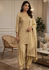 Indian Pakistani Tradition Designer Shalwar Kameez Cotton picture