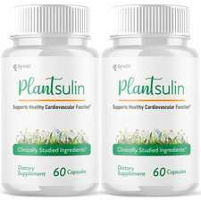 (2 Pack) Plantsulin Supports Healthy Cardiovascular Function Pill (120 Capsules) picture