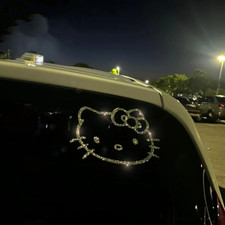 Fashion Car Sticker ultra bling cat extra shiny picture