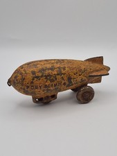 Cast Iron Kenton Antique Pony Blimp Pull Toy 1920's  picture