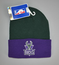 Milwaukee Bucks Reebok Vintage Winter Beanie Cap Hat - NWT picture