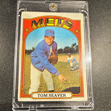 Topps 1972 Topps Tom Seaver #445 New York Mets MLB Baseball Trading Card picture