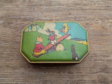 Vintage Peter Rabbit Blue Bird Toffee Tin England picture