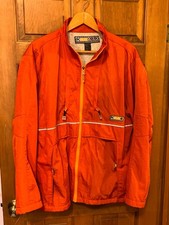 Men Sz XL ~ RARE Vintage ~ KIKWEAR  Kdub Burnt Nuclear Orange Jacket picture