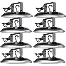 UFO LED High Bay Light 200W, 22000Lm UL Listed, with Hook and U Bracket, IP65... picture