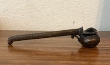 Antique Vtg Japanese Copper Bronze YATATE -Calligraphy Tool Ink Well w Turtle picture
