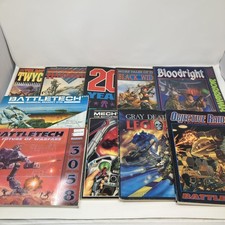 Vintage BattleTech RPG Sourcebook Lot of 10 FASA Tech Readout Manuals Sourcebook picture