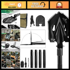 Compact Tactical Survival Shovel Multitool - Folding Camping Shovel for Outdoor picture